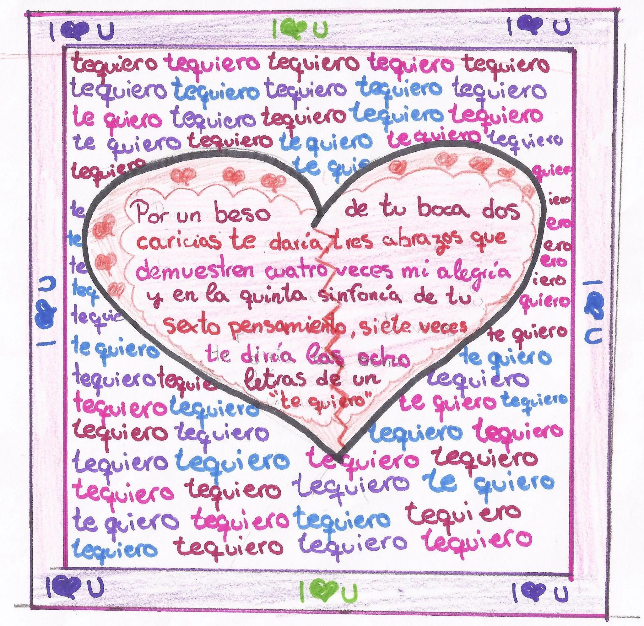 Caligramas de amor | Biblioteca del CPEB Colombres