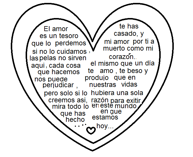 Caligramas de amor en español - Imagui