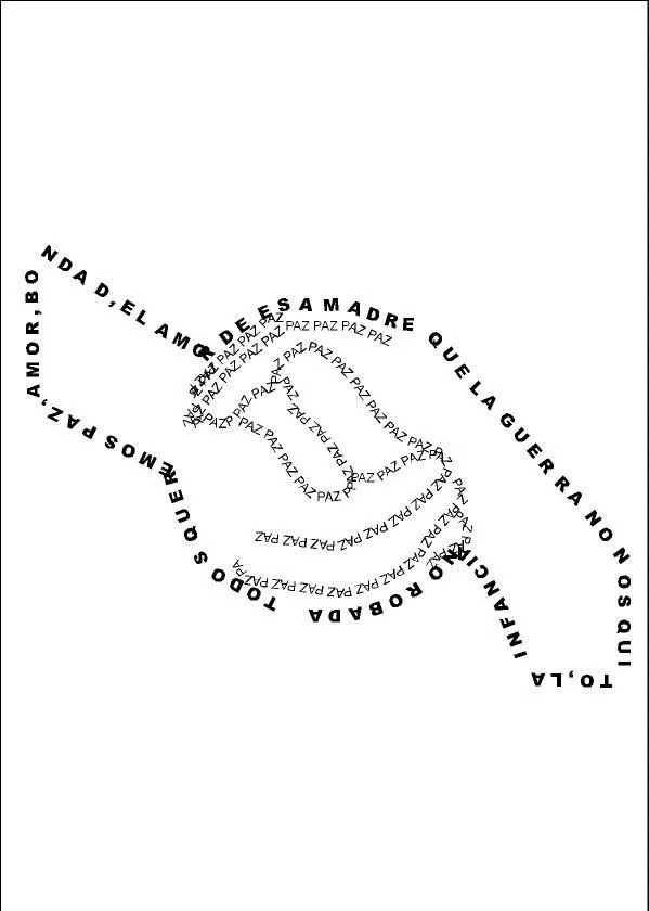 Caligramas de paz - Imagui