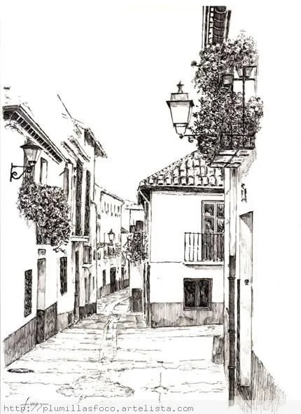 Dibujos de una calle - Imagui