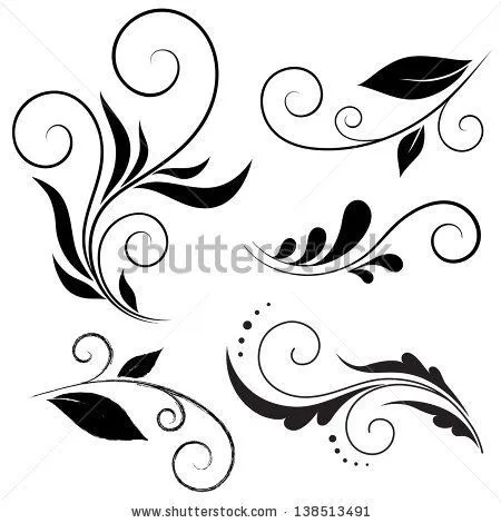 Calligraphic design elements - stock vector | ** GRECAS Y SÍMBOLOS ...