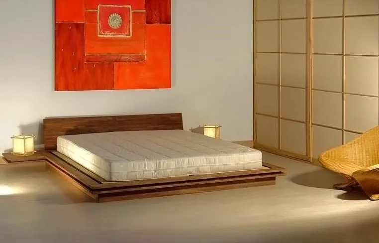 Cama doble / estándar / moderna / de madera - TOKI - Cinius