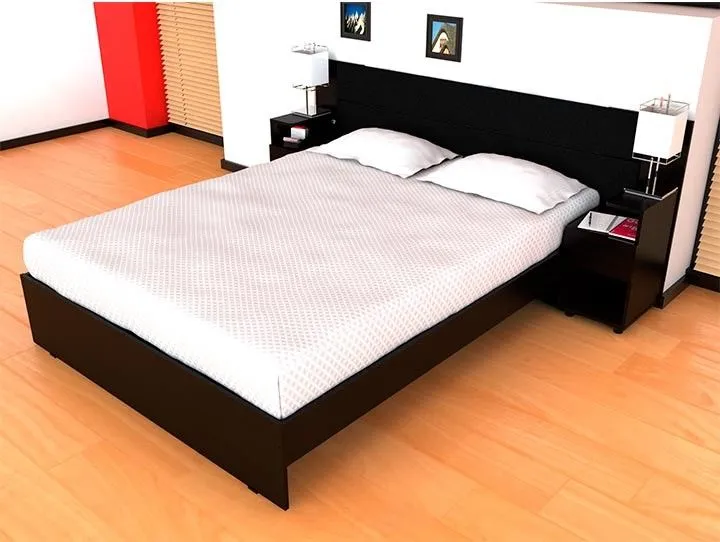 Cama Doble MADERKIT + Mesas de noche incluidas Alkosto.com