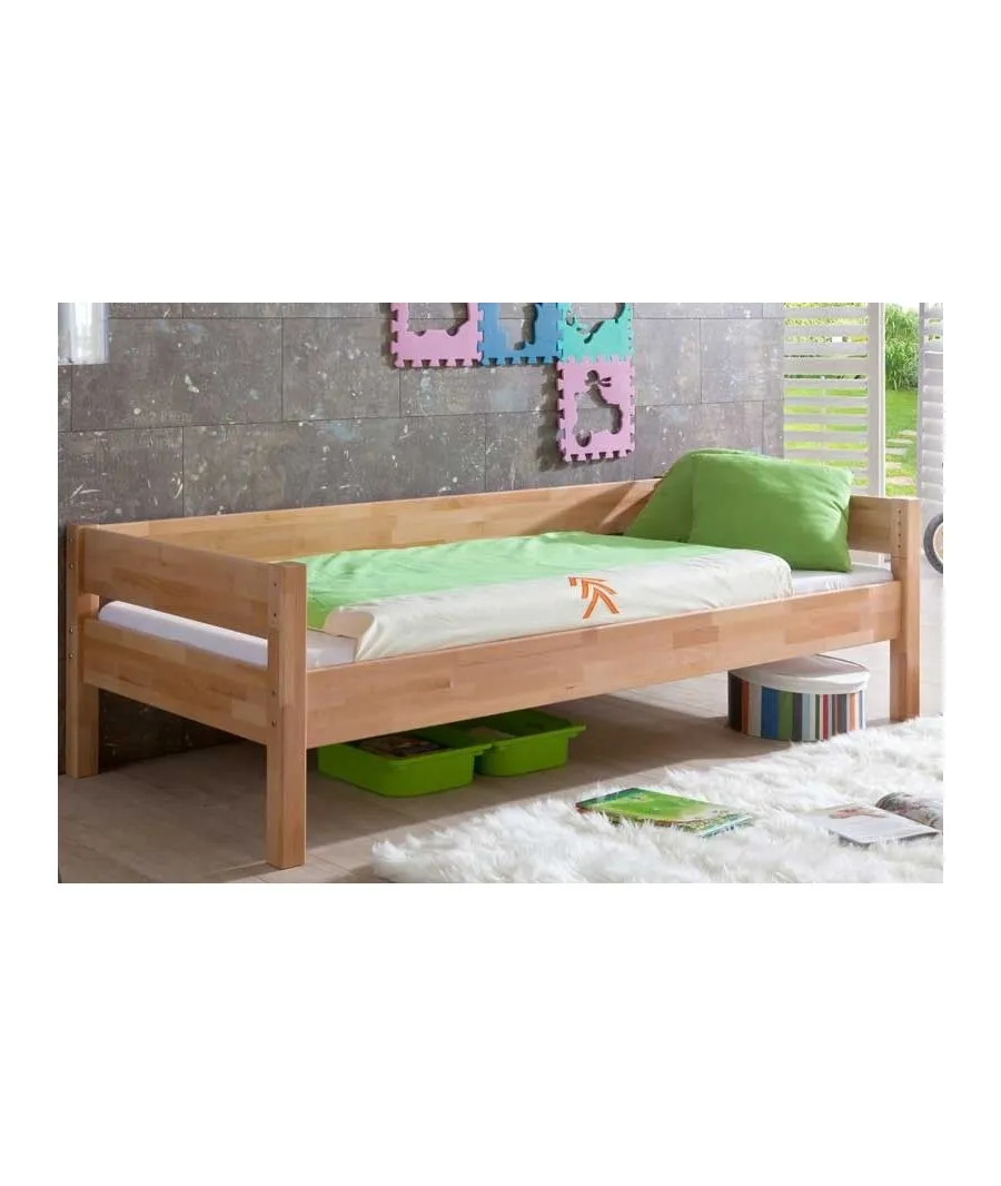 cama individual de madera