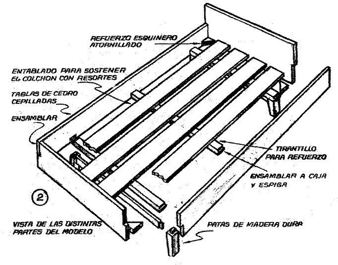 Como hacer una CAMA DE MADERA paso a paso | Como hacer ...