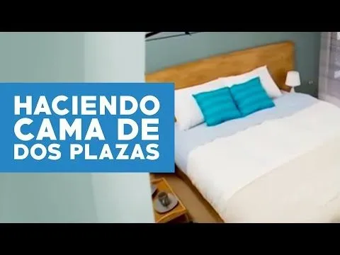 Cómo hacer una cama de dos plaza? - YouTube