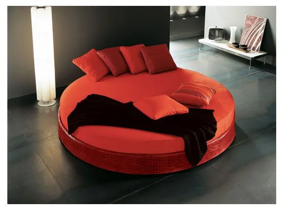 Cama redonda piel loft en Portobellodeluxe.com. Tu tienda de ...