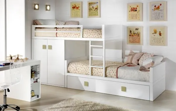Camas para niños dobles - Imagui