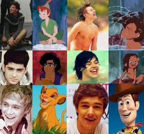 cami1Dinfeccion : Los chicos como los personajes de Disney Que ...