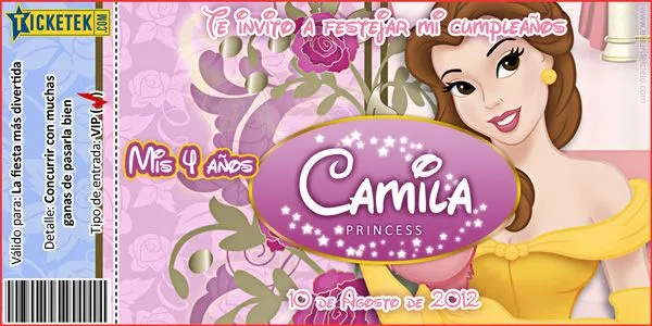 Camila cumple 4 años! ~ El Sur del Cielo