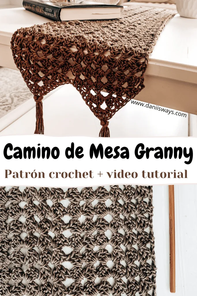 Camino De Mesa Granny – Tejido a Crochet