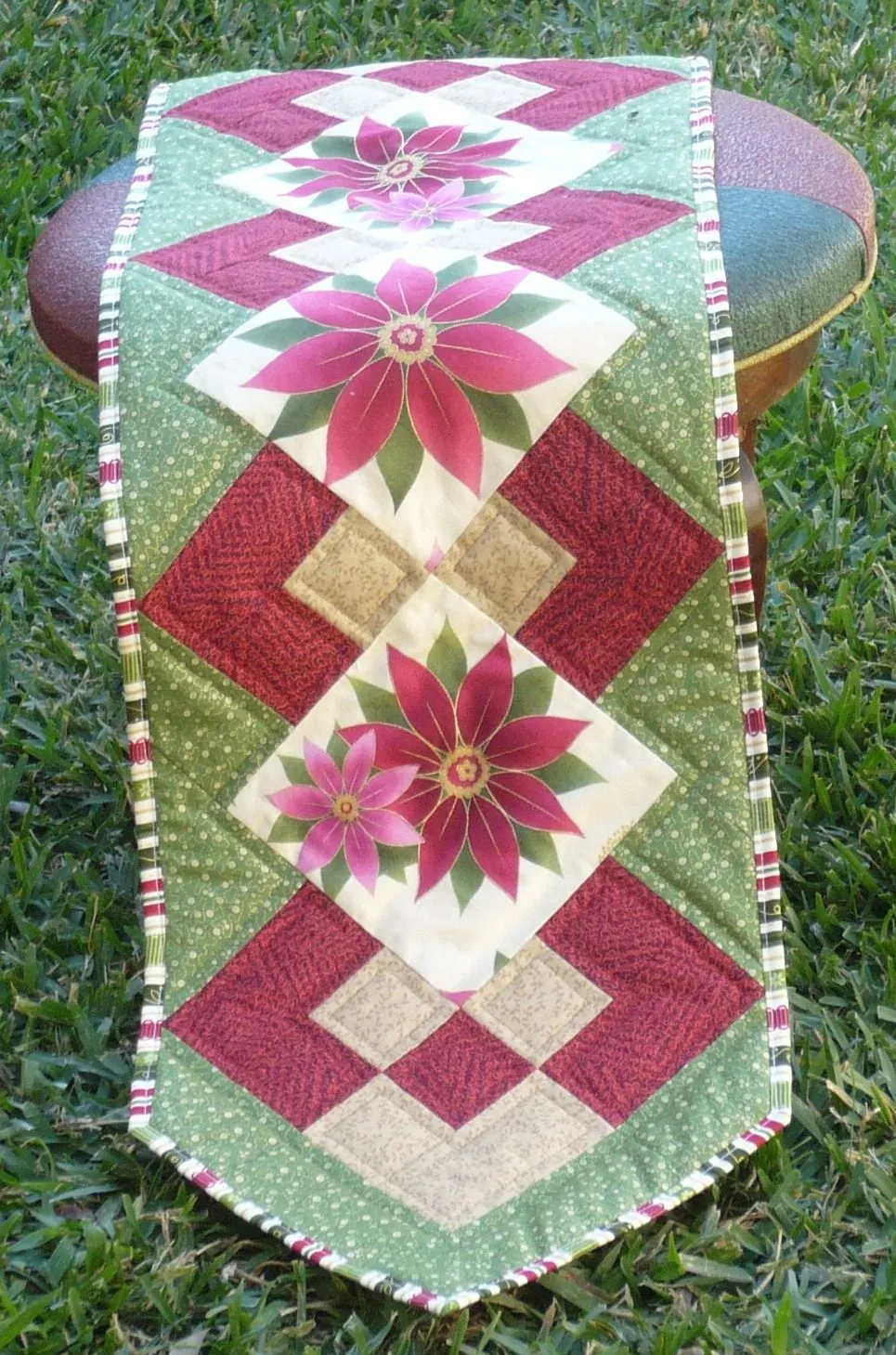 Camino de mesa navideño | Percales quilts