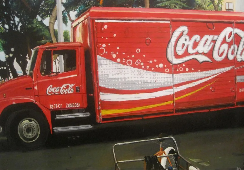 Camión Coca-Cola Raúl Bucio - Artelista.