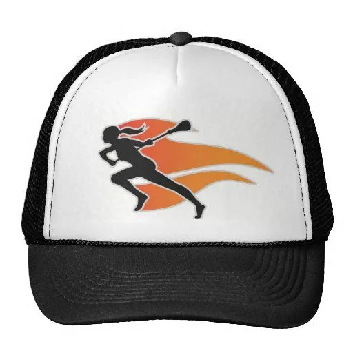 Camionero del logotipo de LaCrosse de las llamas Gorro De ...