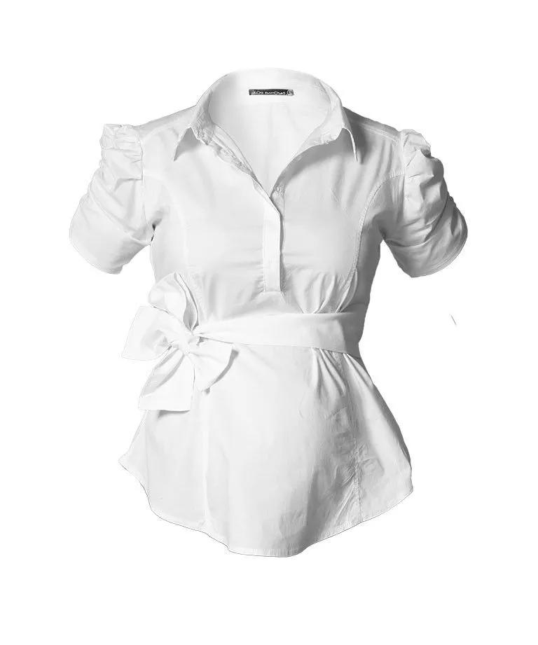 Camisa blanca manga corta - Dos Amores