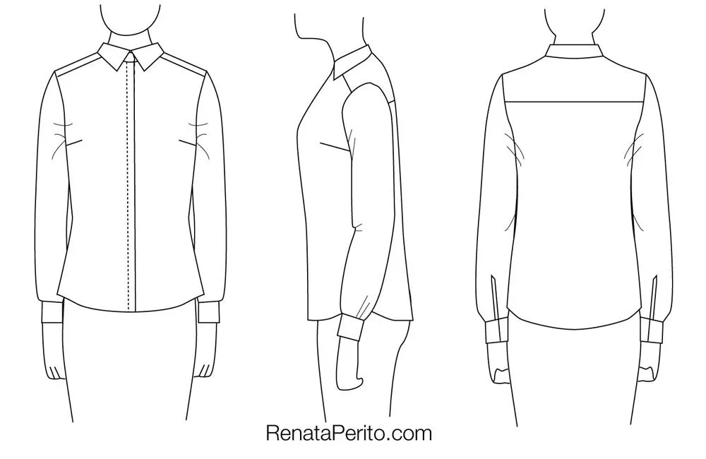 Camisa clássica passo a passo: ajustes na modelagem | Renata Perito