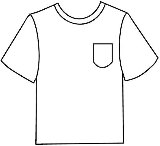 Camisa para colorir - Imagui