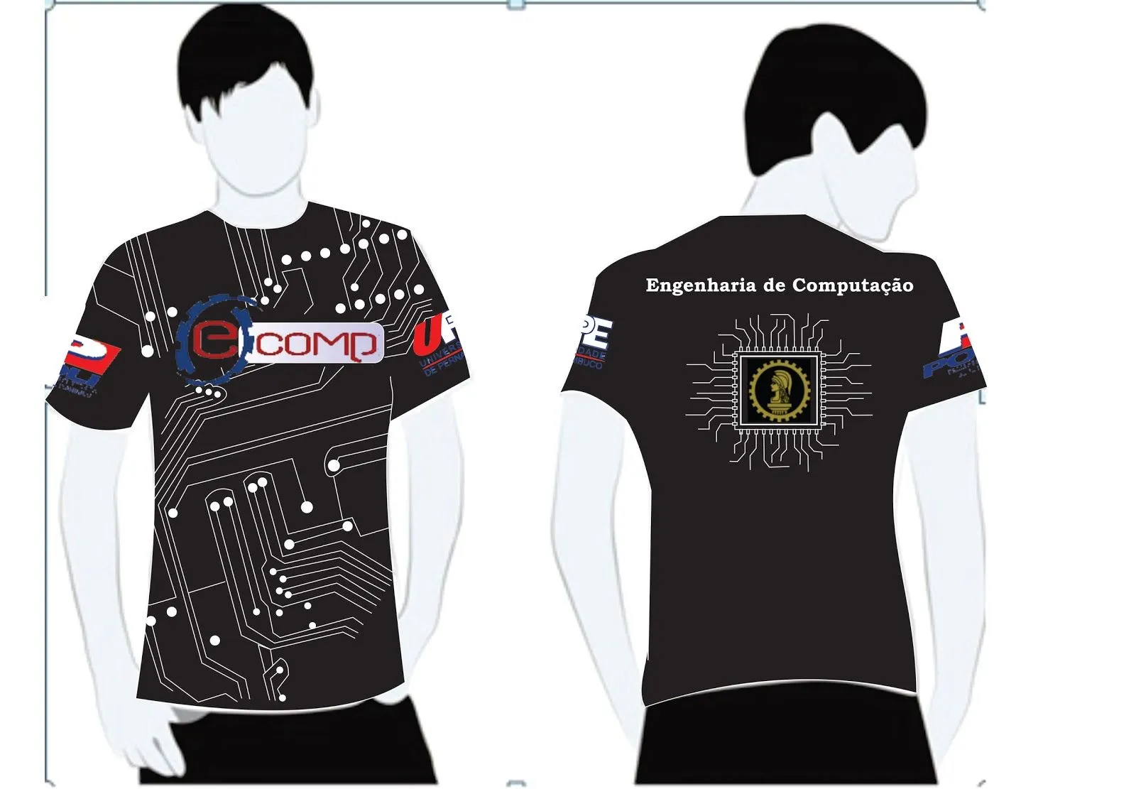 Camisa desenho final | Engenharia da Computação 2011.2