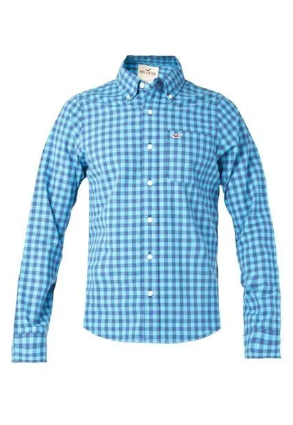 Camisa Hollister Azul Cuadros - Compra Ahora | Dafiti Colombia