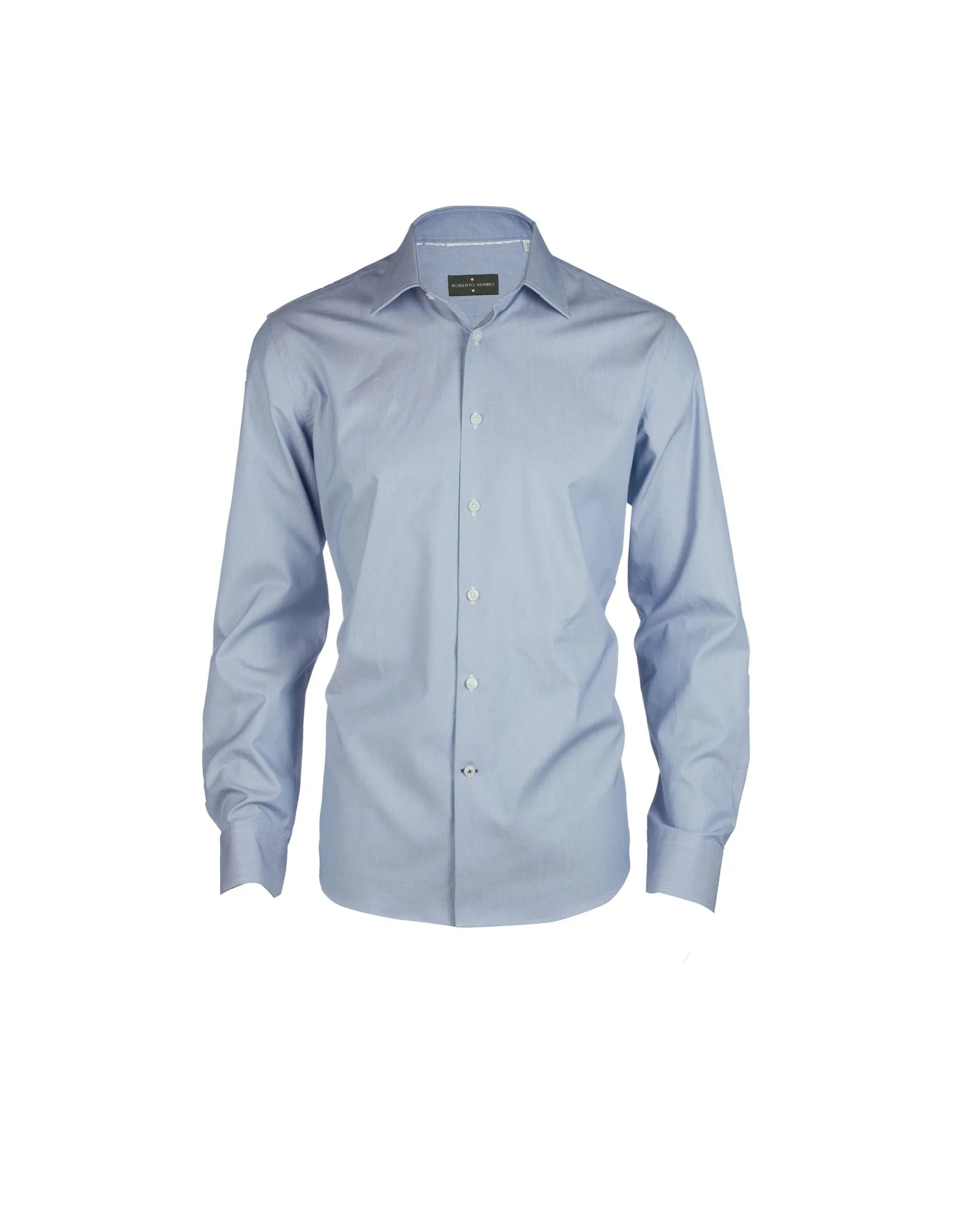 Camisa vestir bicolor azul - Roberto Verino