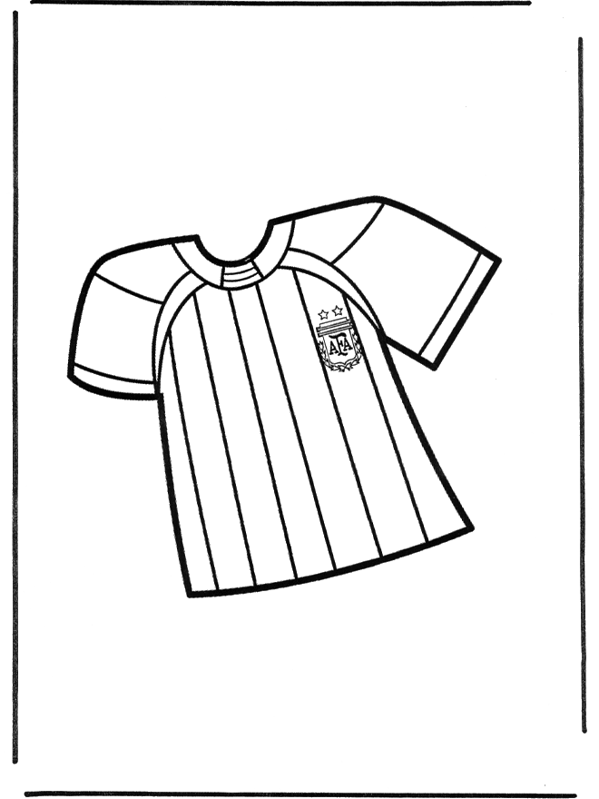 Dibujos.org / Diversos / Fútbol / Camiseta de fútbol