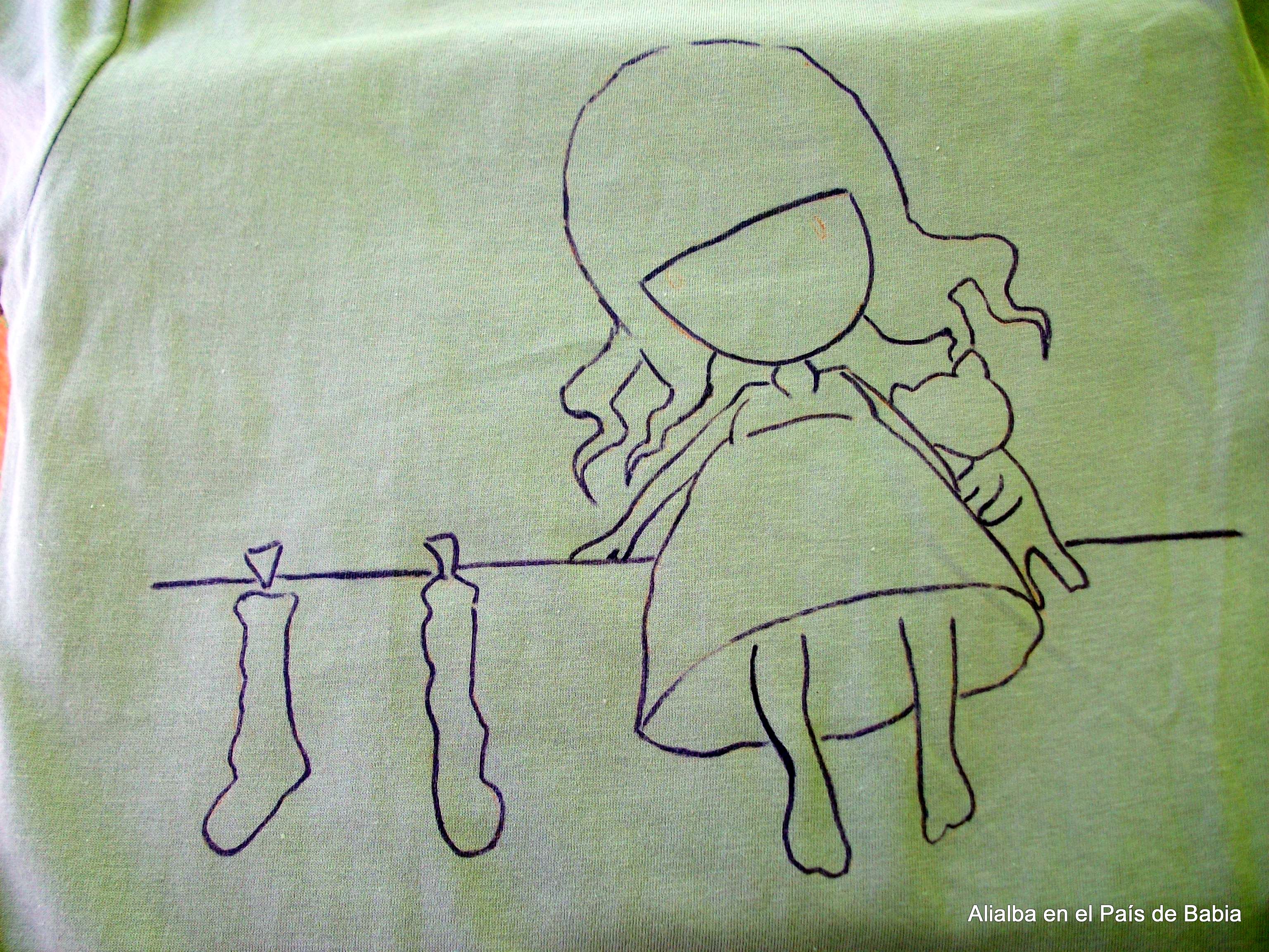 Camisetas Infantiles Pintadas con rotuladores textil