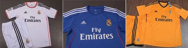 Las camisetas del Madrid 2013-14: blanco, azul y naranja | Liga ...