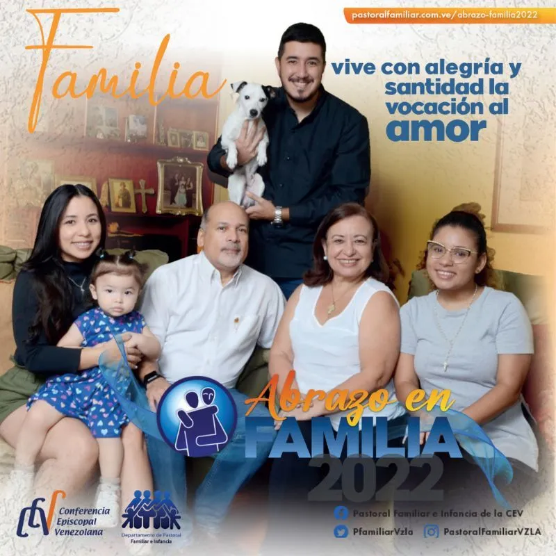 Campaña Abrazo en Familia 2022: “Familia, vive con alegría y santidad la  vocación al amor”