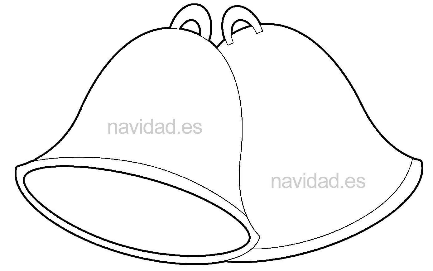 campanas navideñas para colorear y recortar | Campanas navideñas, Adornos  navideños, Navideño