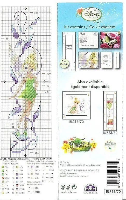 Campanilla esquema | punto de cruz | Pinterest