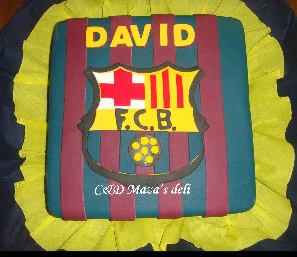 C&D Mazas Deli: Torta del barcelona futbol club