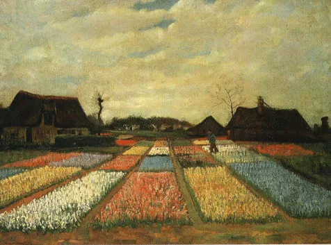 Campos de flores de Vincent van Gogh