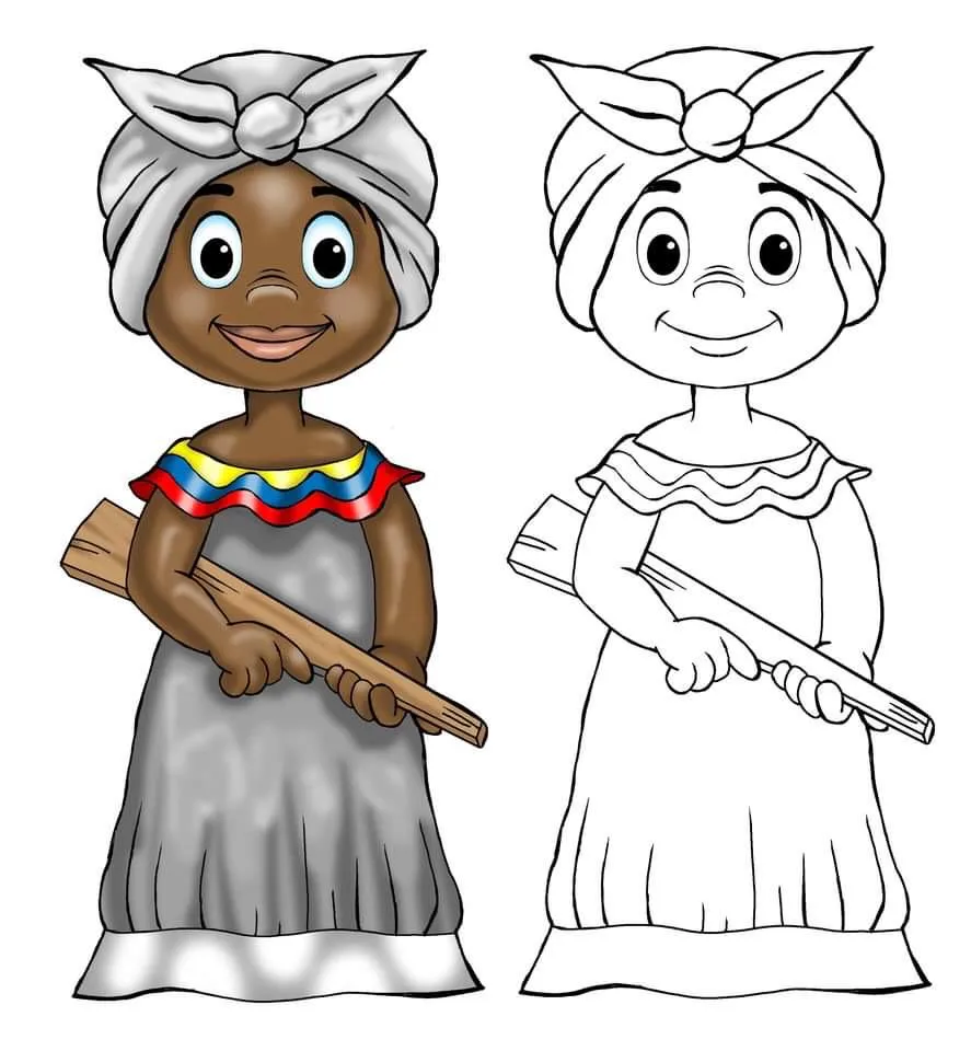 CAMPOS DE LIBERTAD, en varios idiomas! ¡Personajes en comics para colorear,  creados por Omar Cruz por los 200 años de la Batalla de Carabobo! – Alba  Ciudad 96.3 FM