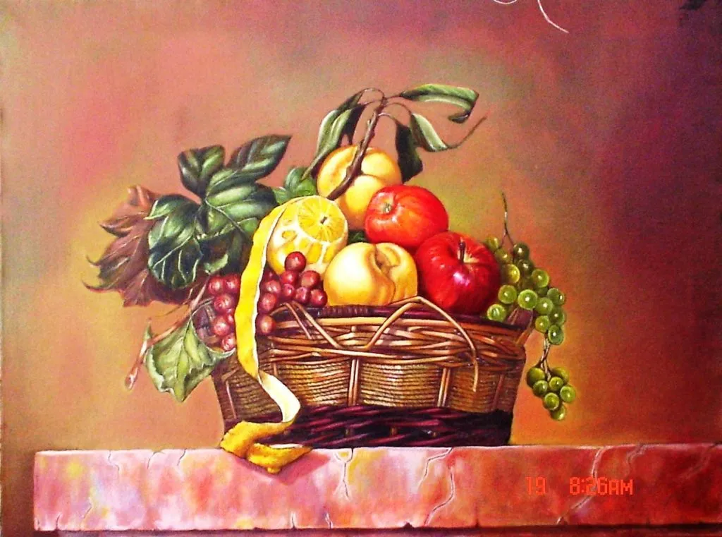 canasta de frutas Hector Padilla Ortiz - Artelista.