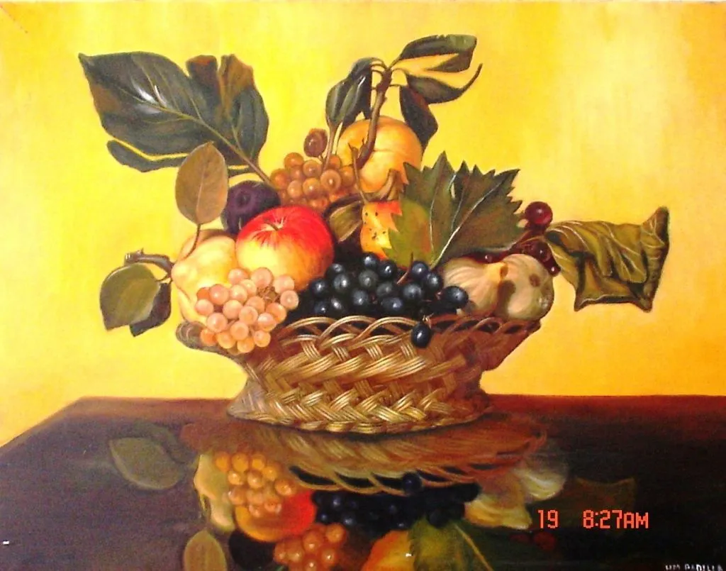 canasta de frutas Hector Padilla Ortiz - Artelista.