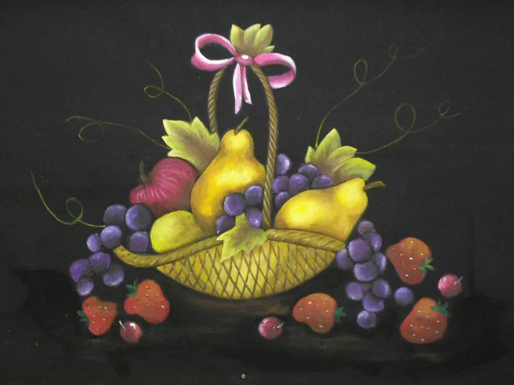 CANASTA CON FRUTAS MARIANELA ALESSANDRONI - Artelista.