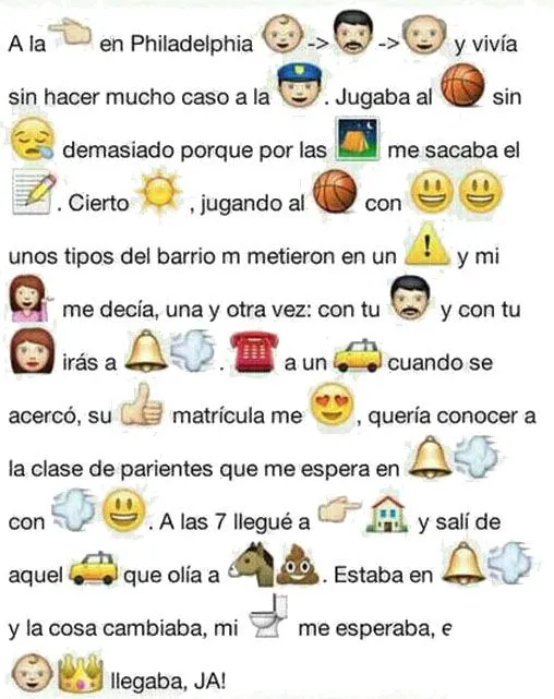 Cancion popular con los emoticonos del WhatsApp