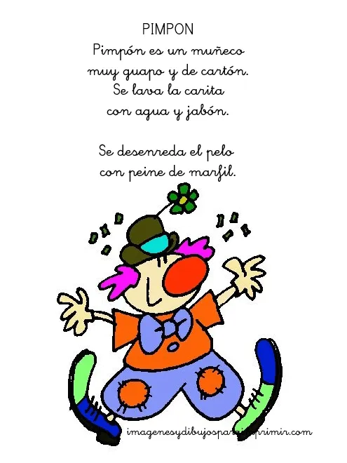 Canciones infantiles para imprimir-Imagenes y dibujos para imprimir