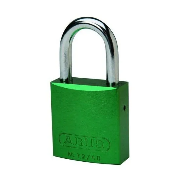 CANDADO DE SEGURIDAD BRADY "ALUMINIO" 25 mm color VERDE c/6 ...