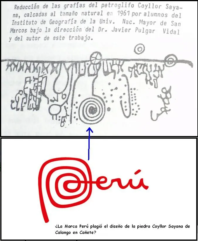 CAÑETE HOY: ¿LA MARCA PERU PLAGIO LOS DIBUJOS DE LA PIEDRA COYLLOR ...