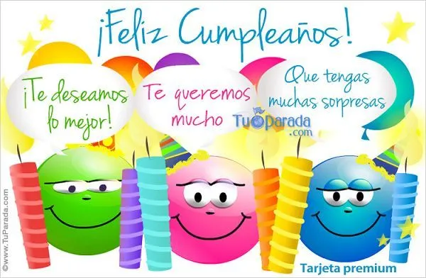 CANSIONES DE FELIZ CUMPLEANOS | TODO PARA FACEBOOK IMAGENES PARA ...