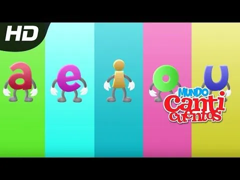 Canticuentos - Ronda De Las Vocales (Video Animado) - YouTube