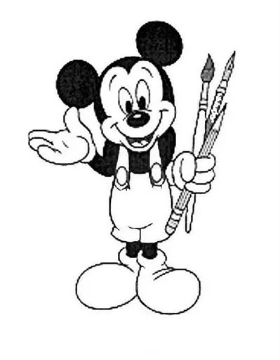 Cantinho das Atividades: DESENHOS PARA COLORIR: MICKEY