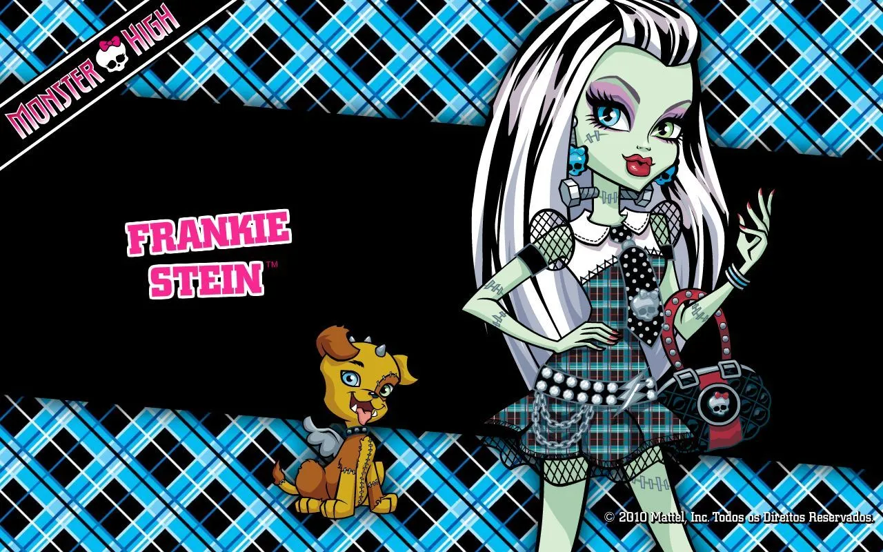 Cantinho da Nini: papel de parede monster high