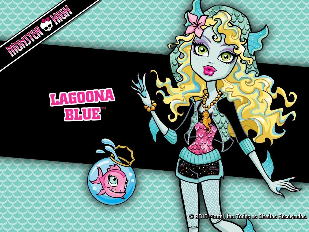 Cantinho da Nini: papel de parede monster high