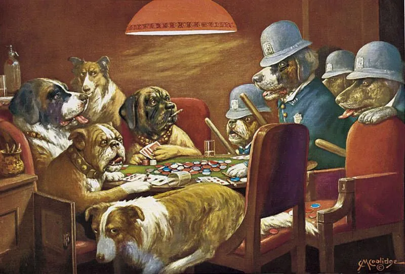 Foro Formosa Pipa Club :: Ver tema - Perros Jugando al Poker