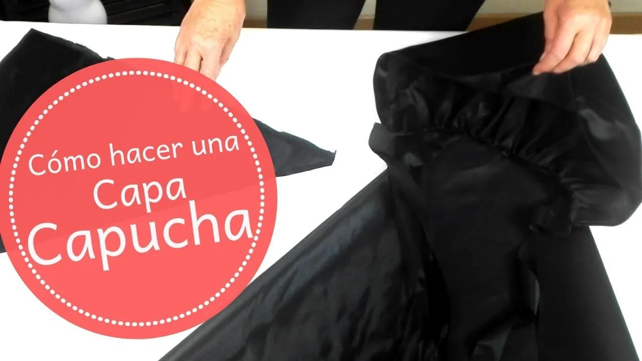 Capa con capucha para disfraz - YouTube