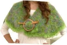 capa en gajos tejido en dos agujas