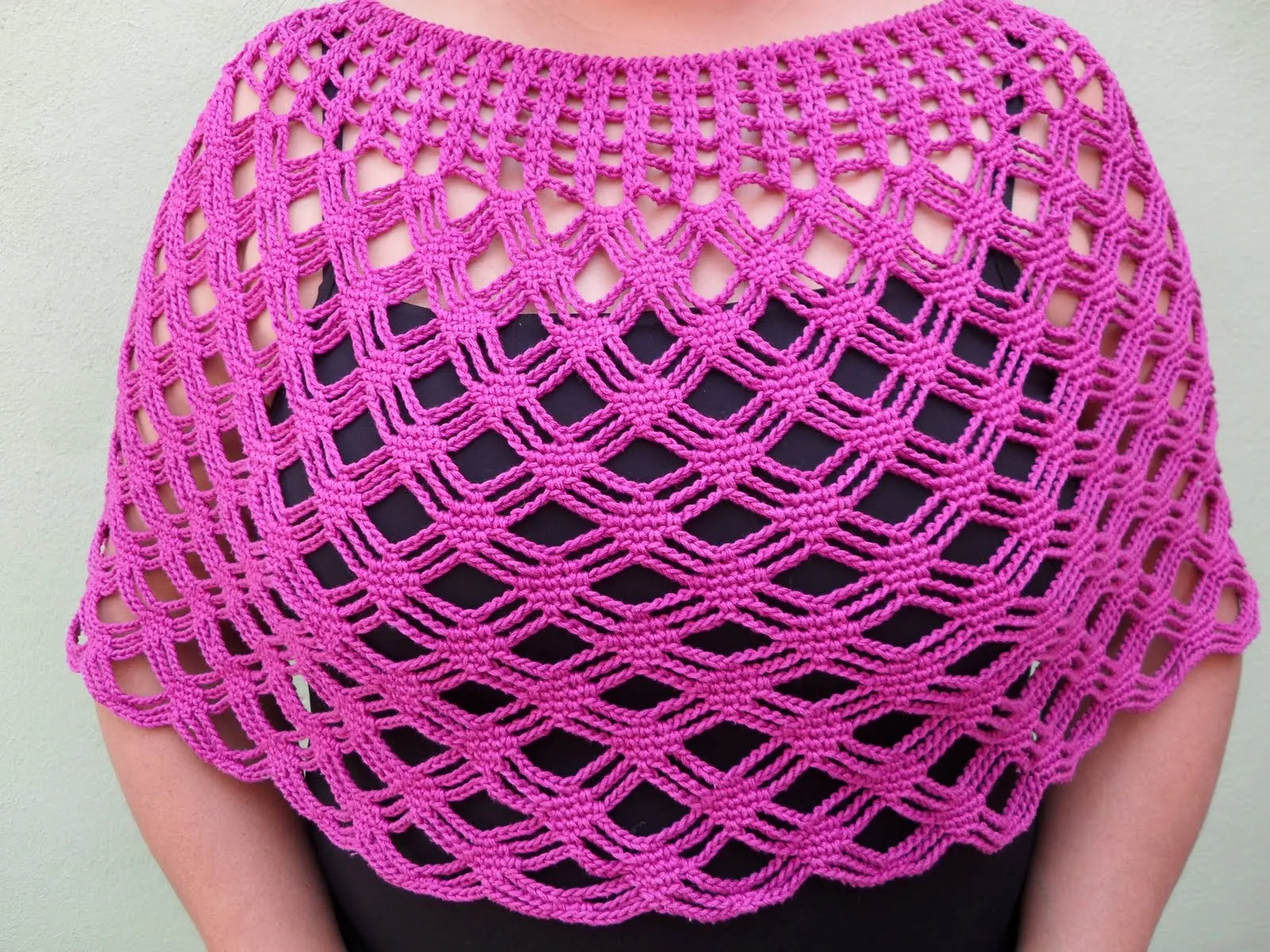 Capas tejidas a crochet paso a paso - Imagui