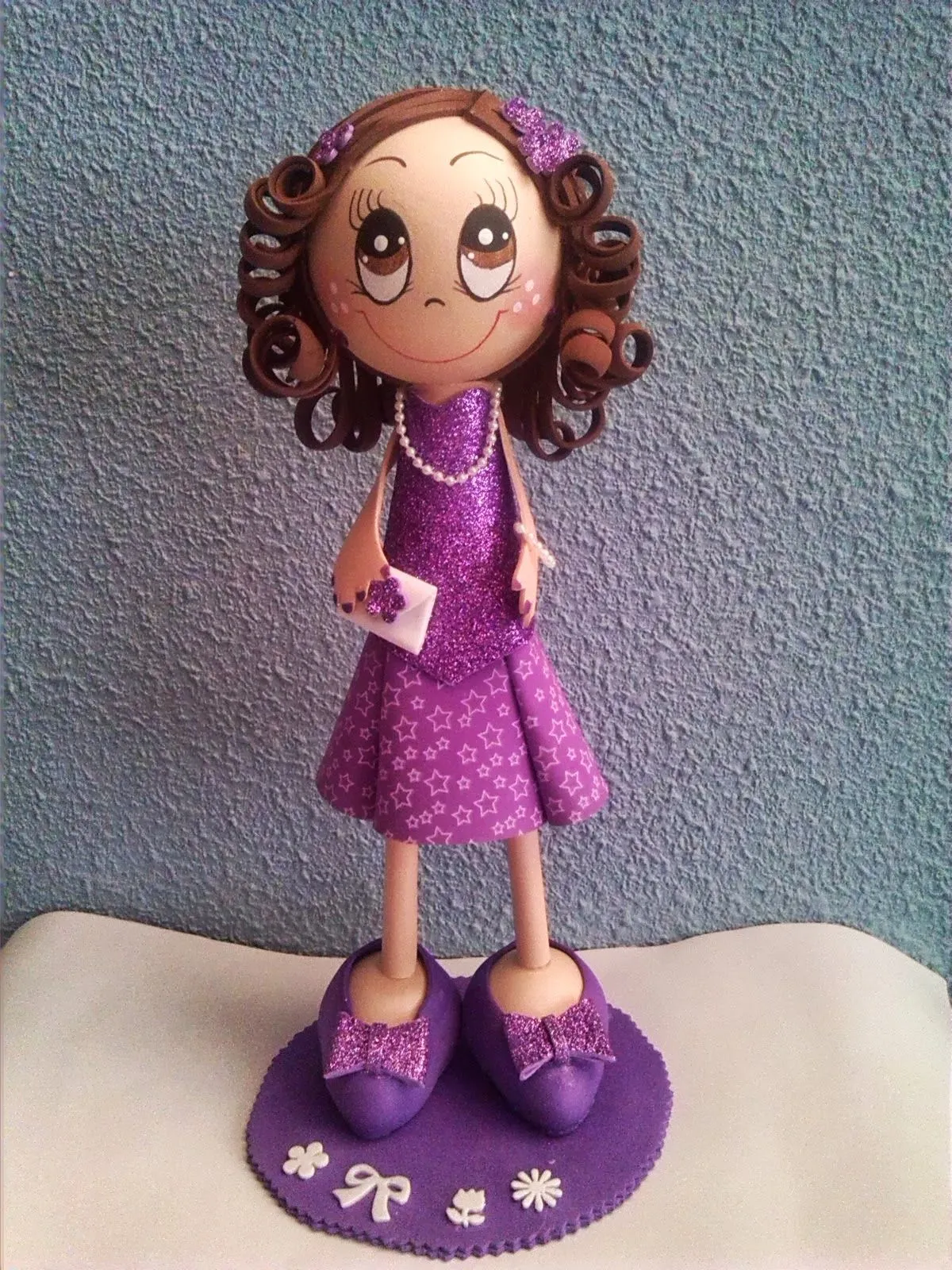 Capinenas y otras cosas de fieltro: Fofuha moderna, fofuchas nñas ...